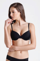 Black Daylift Underwire Non-Padded Bra