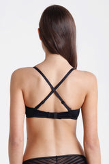 Black Daylift Underwire Non-Padded Bra