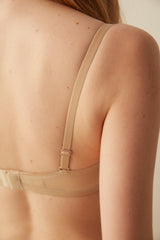 White Underwire Non-Padded Lotus Bra