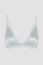 #Hiccaması Smoke Non-wired Little Satin Triangle Bra