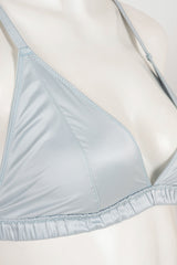 #Hiccaması Smoke Non-wired Little Satin Triangle Bra