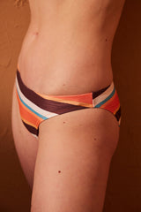 Brisa Stripe Slip Bikini Bottom