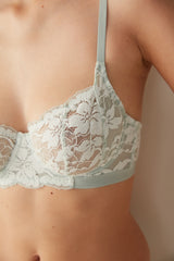 Smoke Gloria Lace Underwire Bra