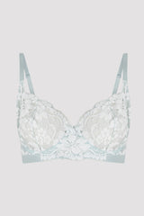 Smoke Gloria Lace Underwire Bra