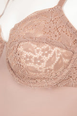 Bg Beige Curvy Lace Bodysuit