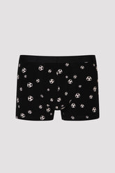 Black Moreball Design Mid Boxer