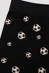 Black Moreball Design Mid Boxer