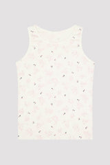 Multi Colour Girls Portrait 2In1 Tank