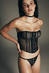 Black Perla Bustiera - Privee Collection