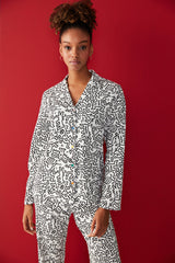 Lively Shirt Pants PJ Set-Keith Haring Collection