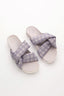 Gingham Satin Slipper
