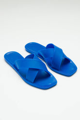 Blue Como Slipper