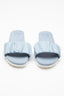 Blue Shirr Slipper