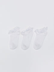 Dream Lace Detailed Girls Booties Socks 3 Pack