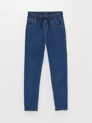 Elastic Waist Super Skinny Fit Boys Jeans