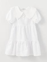 Baby Collar Short Sleeve Girls Dress