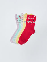 جوارب منقوشة بناتي 5 قطع