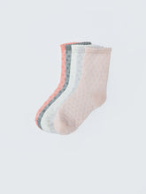 جوارب منقوشة يدويًا بناتي 5 قطع