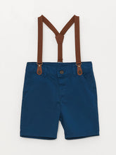 Basic Baby Boy Gabardine Shorts and Pants Strap