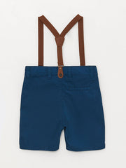 طقم أولادي شورت وبنطلون جبردين مزود بأشرطة