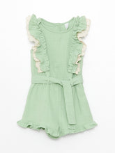 Poncho Crew Neck Baby Girl Salopet