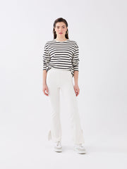 Elastic Waist Regular Women Sweatpants