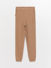 Elastic Waist Patterned Girls Trousers
