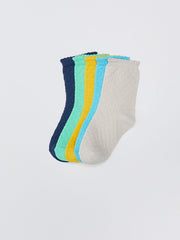 جوارب منقوشة يدويًا بناتي 5 قطع