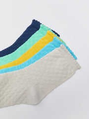 جوارب منقوشة يدويًا بناتي 5 قطع