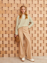 Comfortable Fit Straight Wide Leg Women Trousers