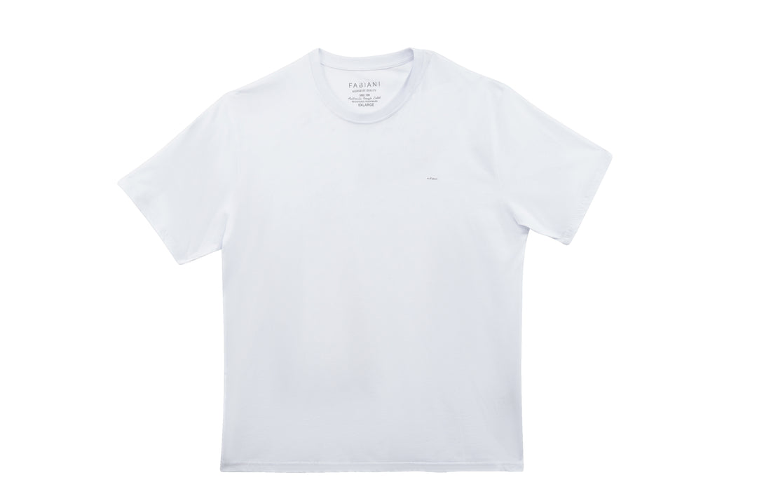 School Uniform Round Neck White T-Shirt