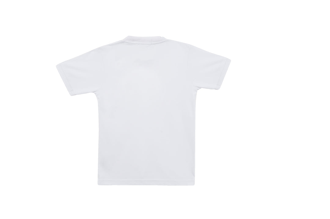 School Uniform Round Neck White T-Shirt