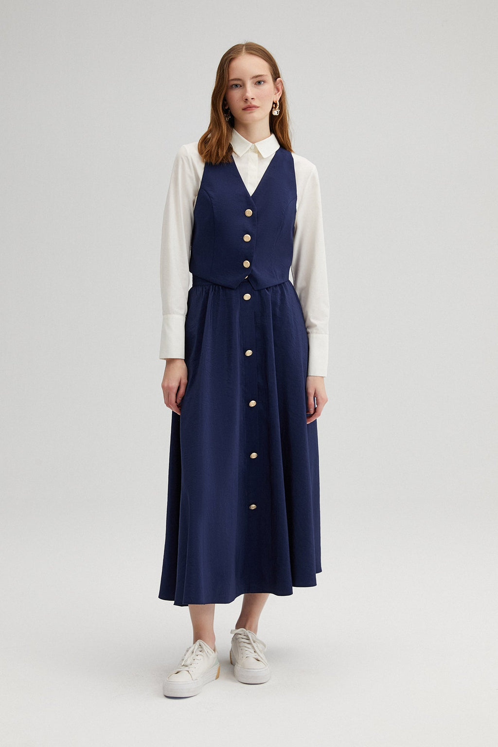 Vest Skirt Cupra Set