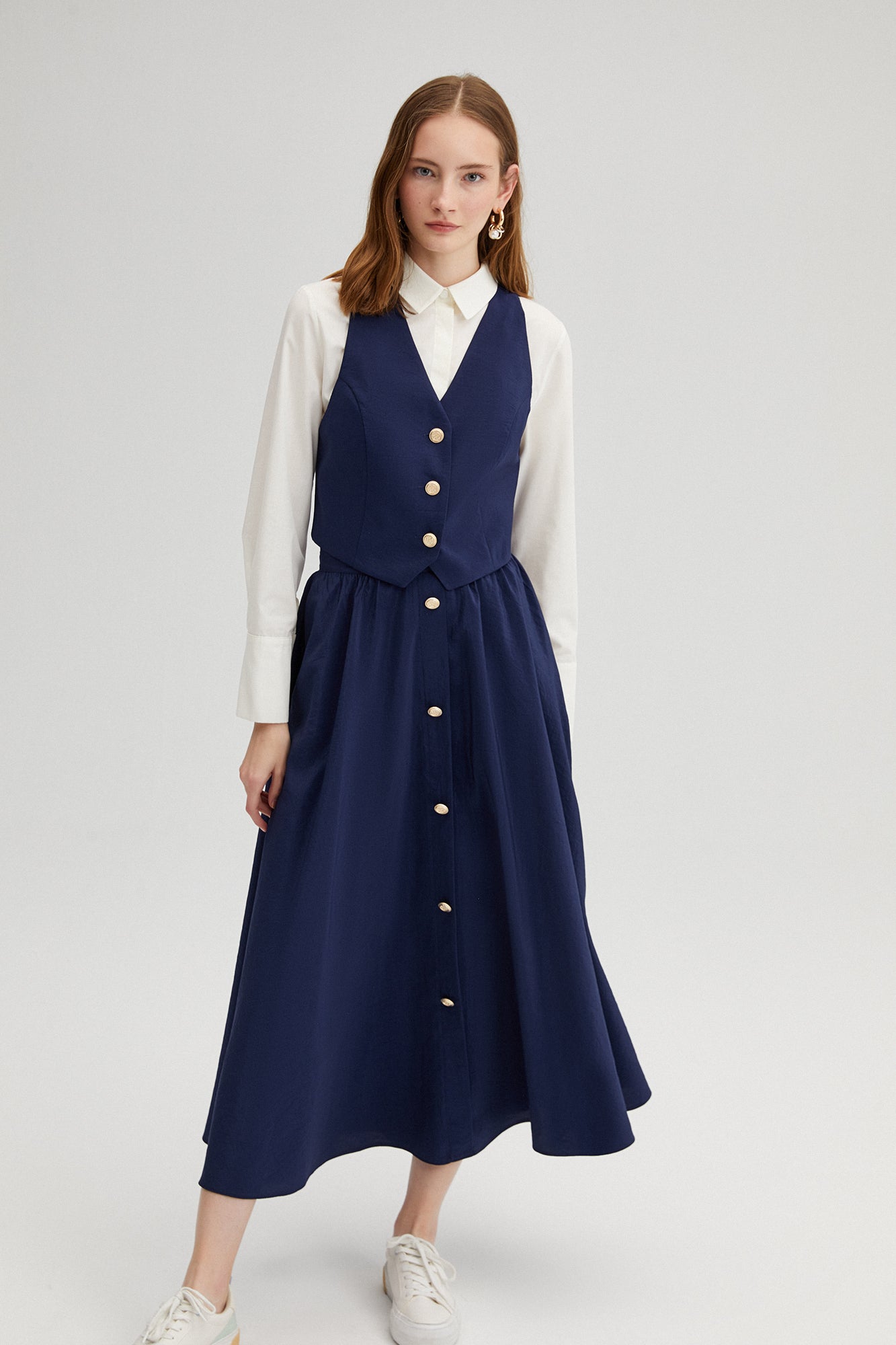 Vest Skirt Cupra Set