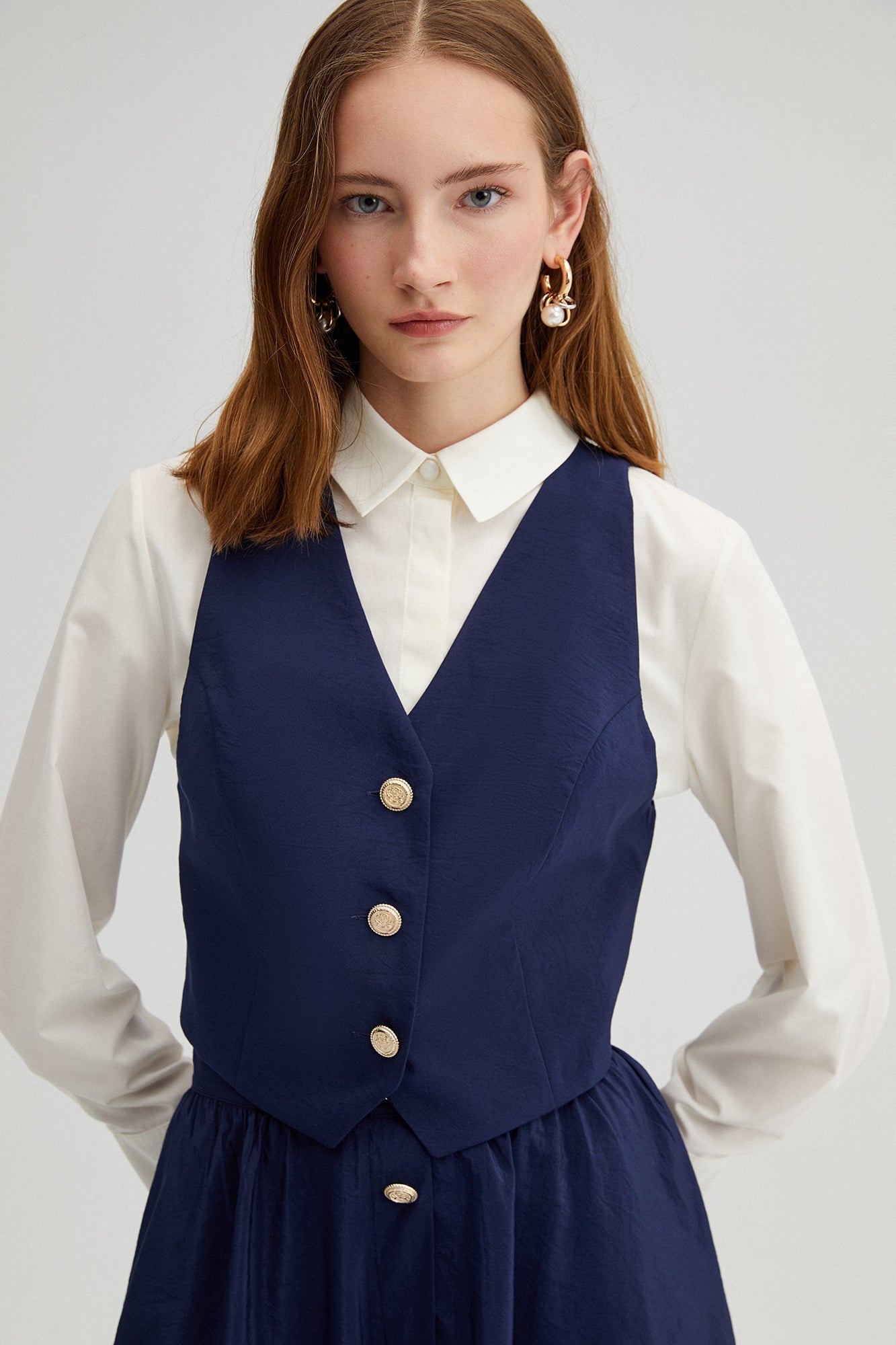 Vest Skirt Cupra Set