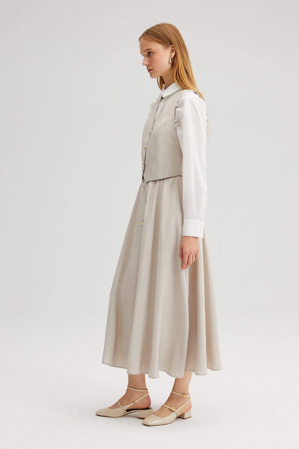 Vest Skirt Cupra Set