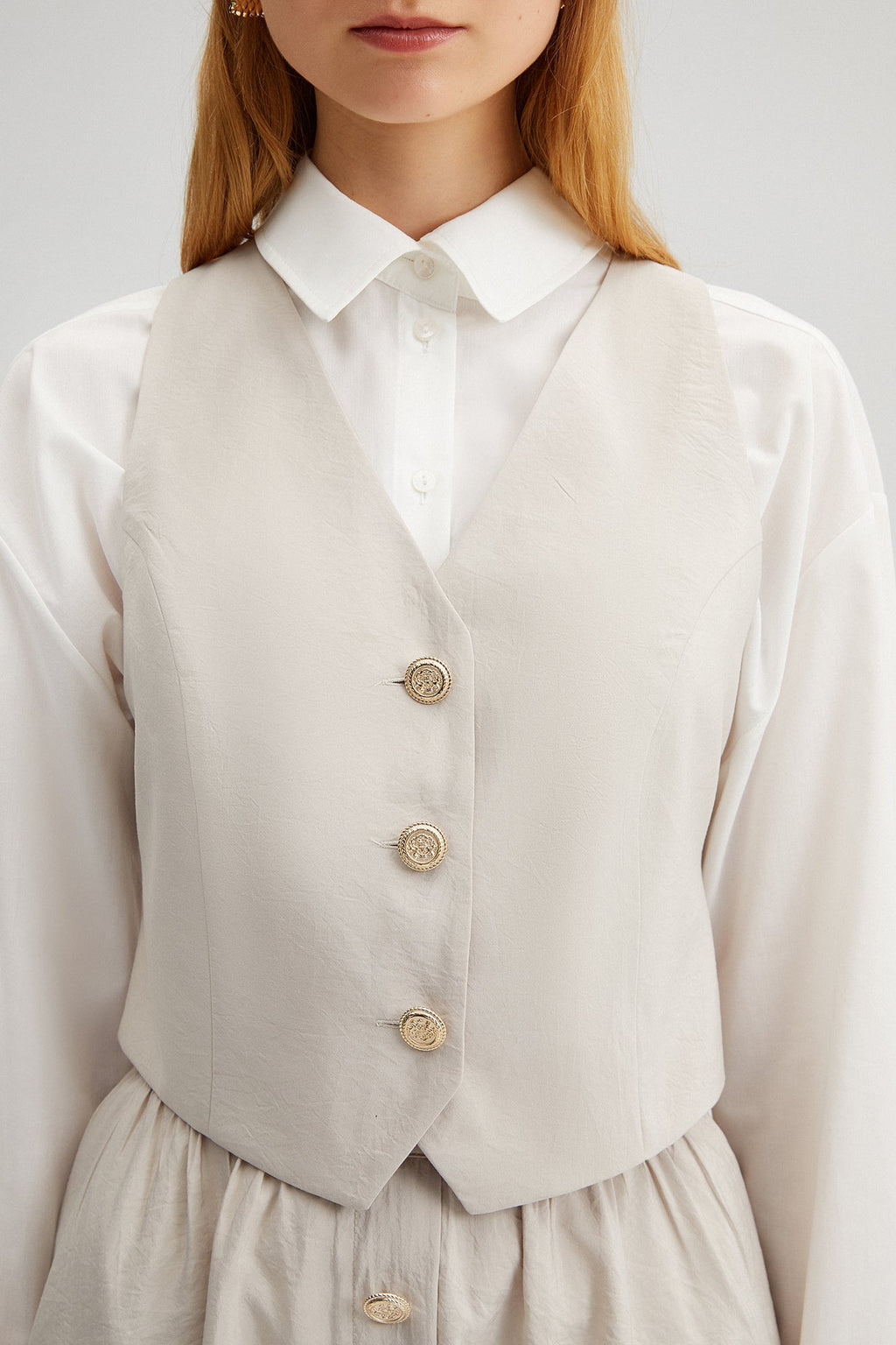 Vest Skirt Cupra Set