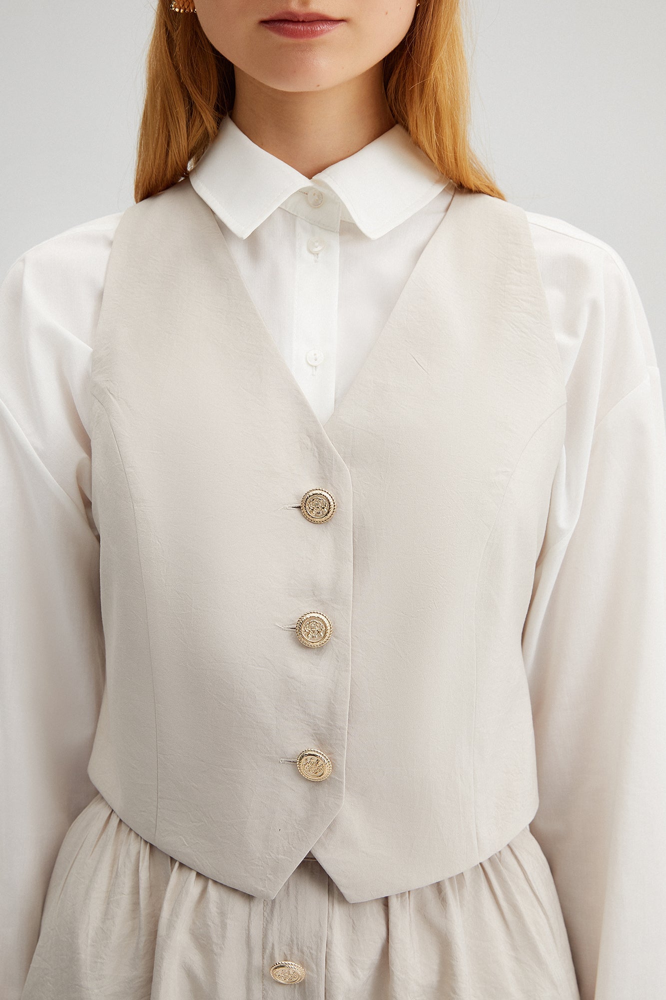 Vest Skirt Cupra Set