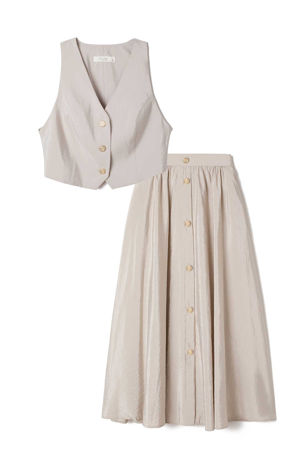 Vest Skirt Cupra Set