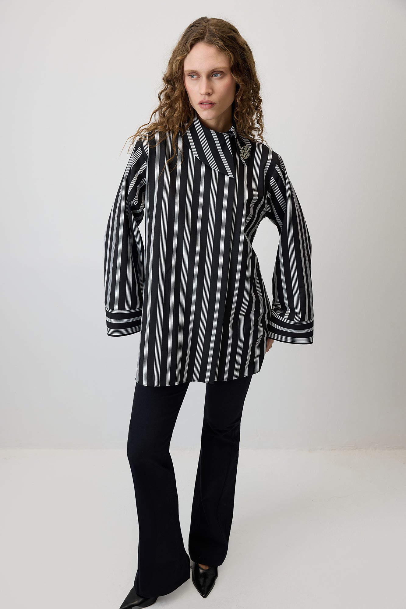 Glitter Striped Shirt