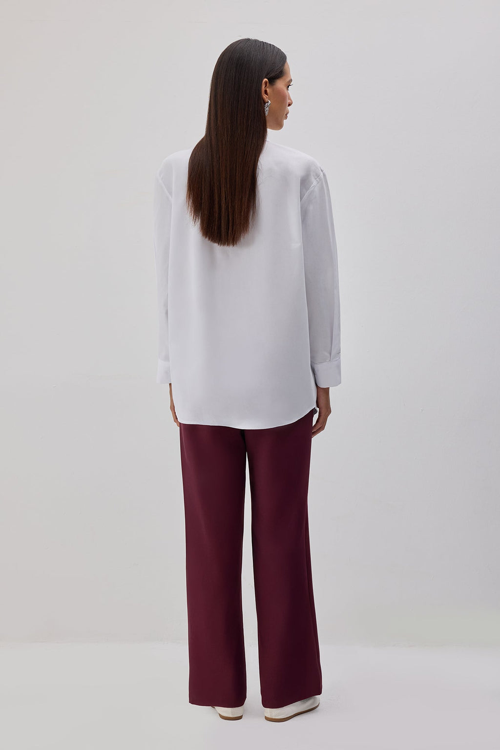 Poplin Shirt With Floral Applique