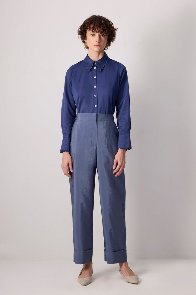 Indigo Women Trousers Hover Image