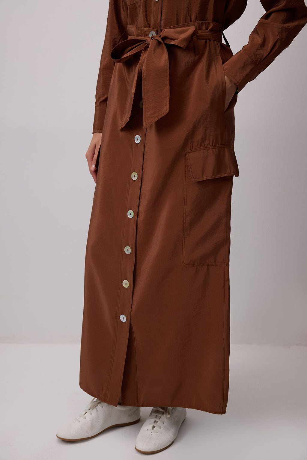 Cupra Skirt With Wide Pocket