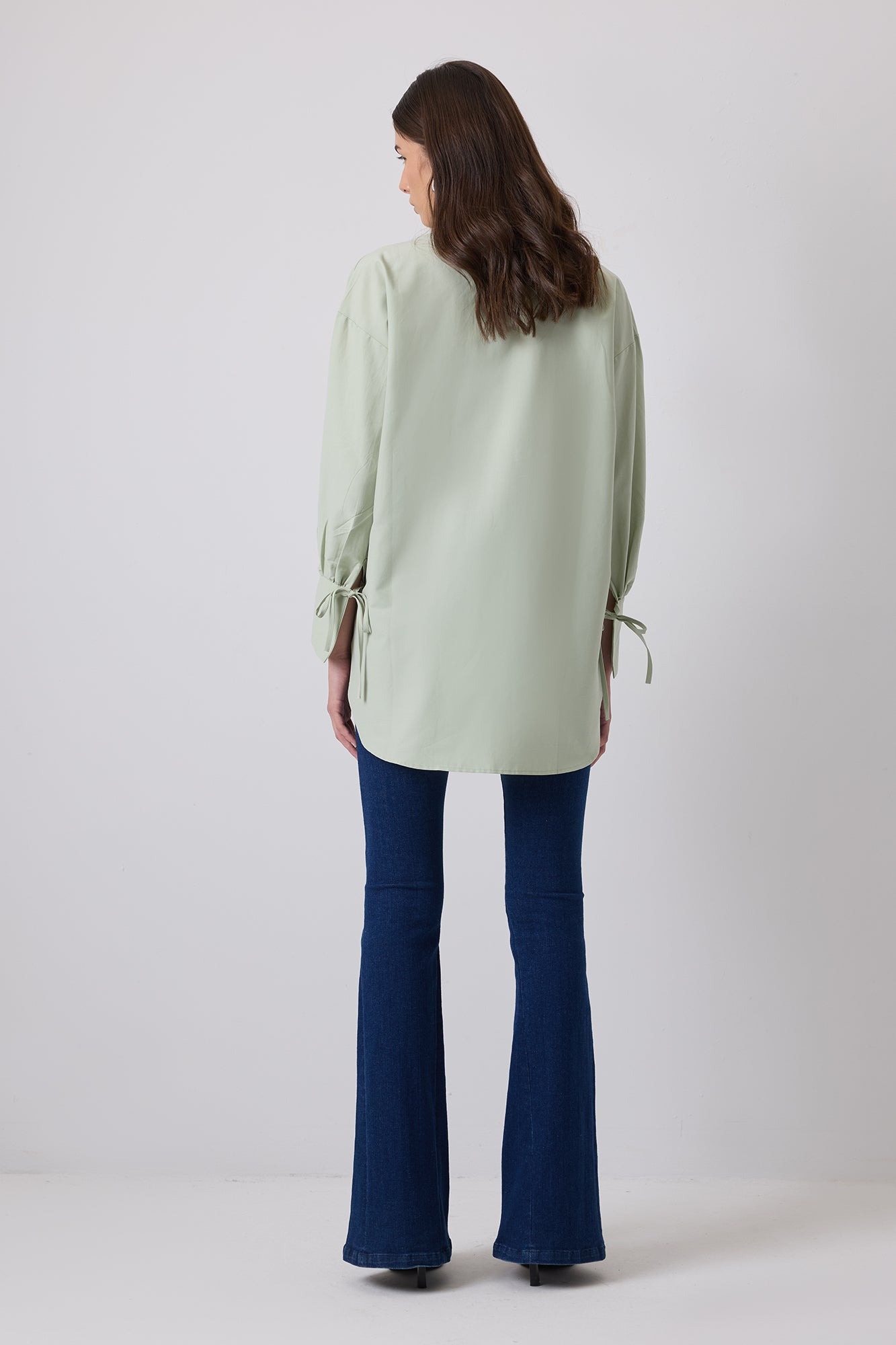 100% Cotton Binding Shirt Collar Tunic