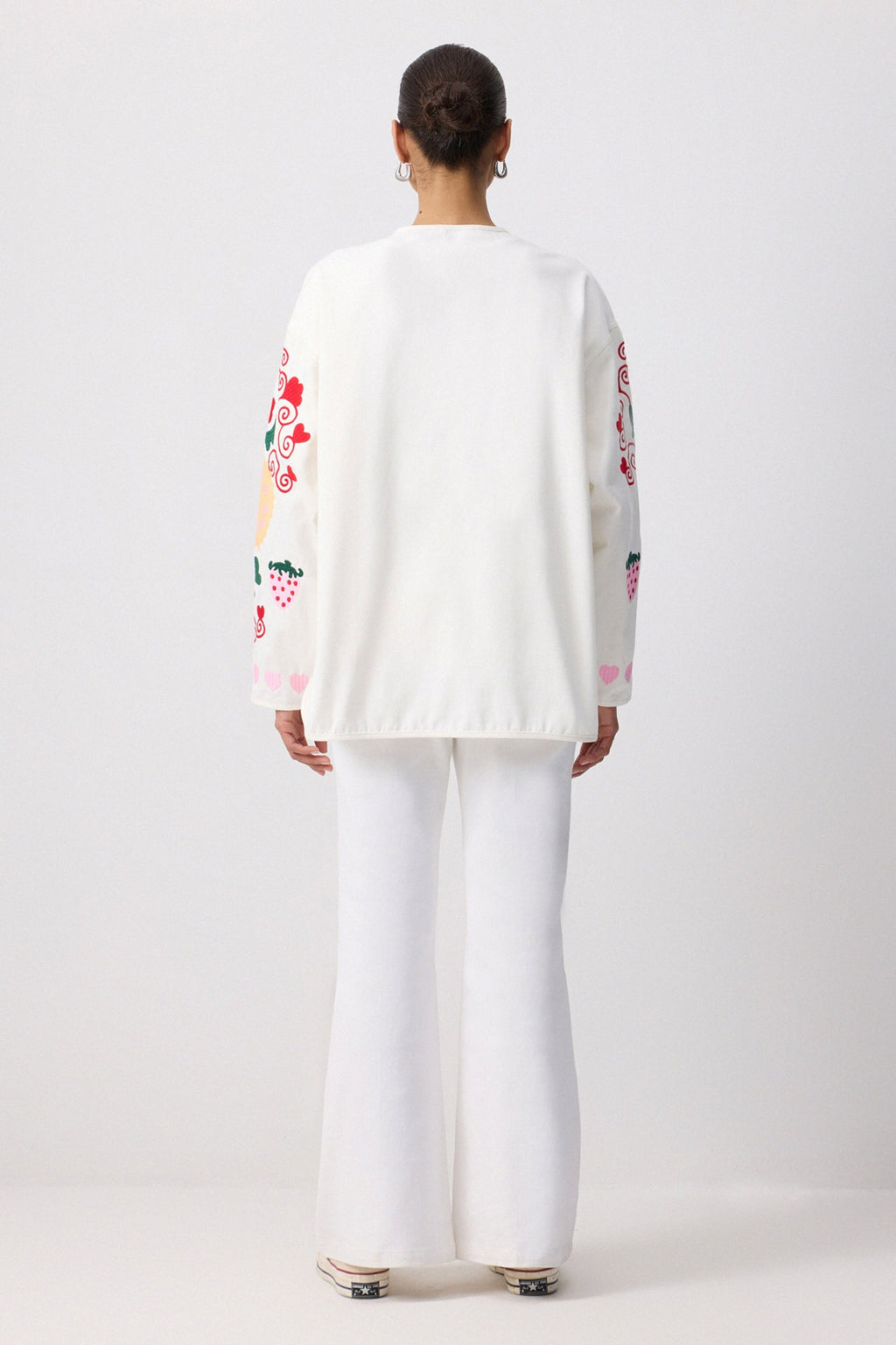 Embroidered Gabardine Jacket