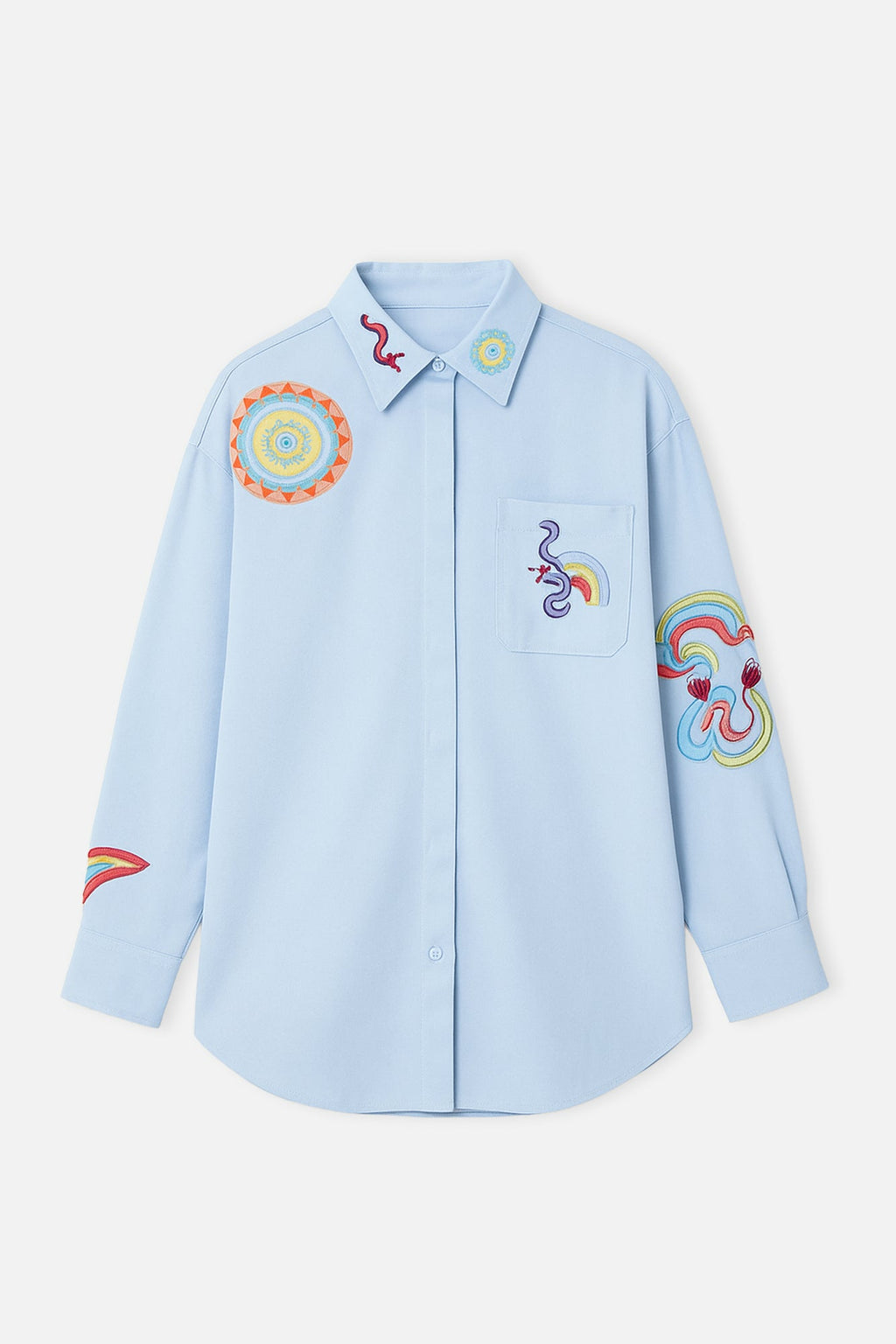 Embroidery Detailed Shirt