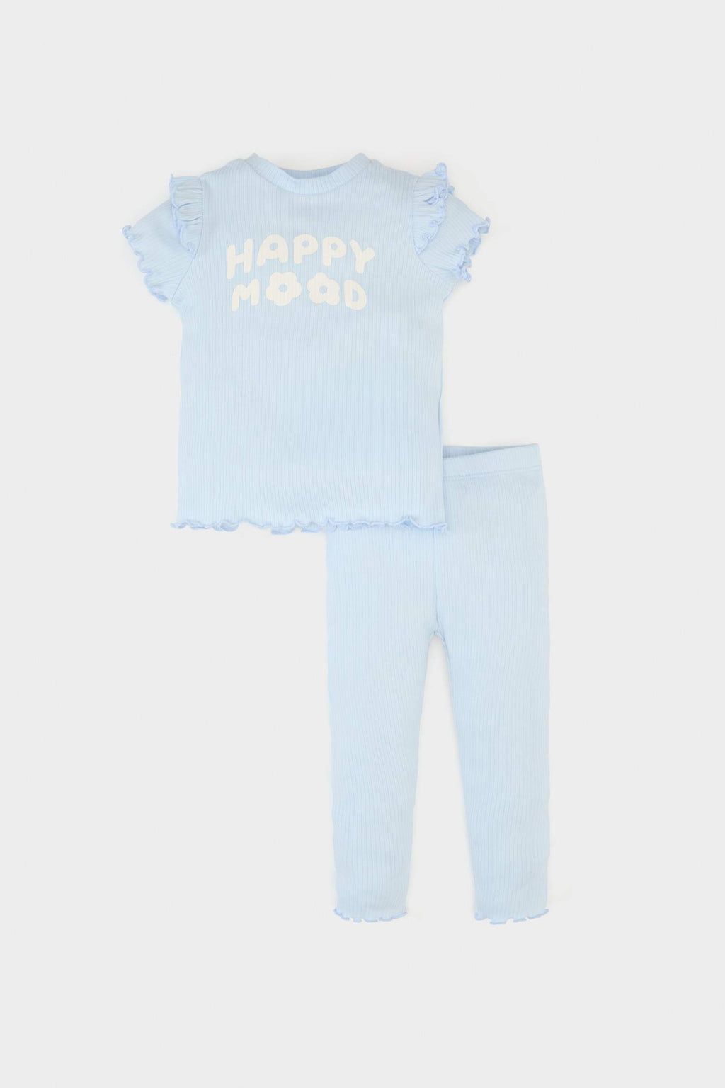 Girl Corduroy Camisole T-Shirt Bottom 2 Piece Set