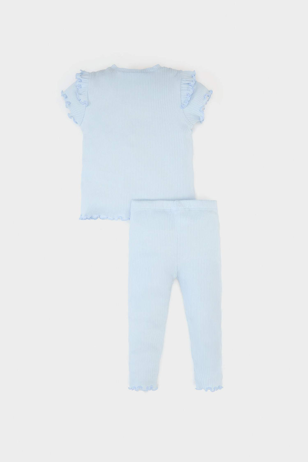 Girl Corduroy Camisole T-Shirt Bottom 2 Piece Set