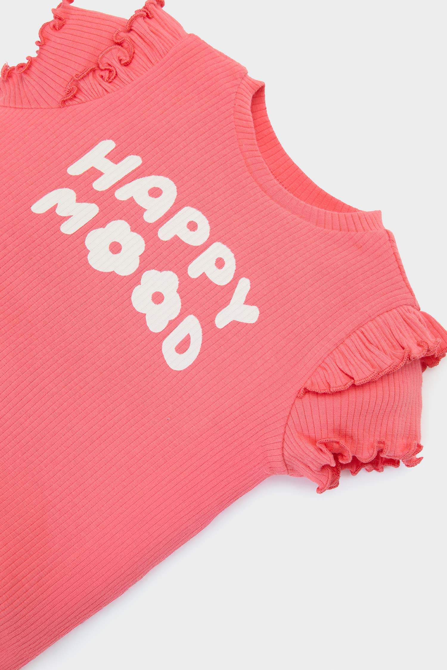 Girl Corduroy Camisole T-Shirt Bottom 2 Piece Set