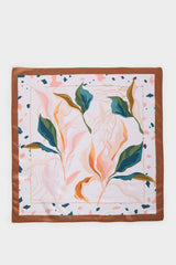 Women's Satin Scarf with Pattern